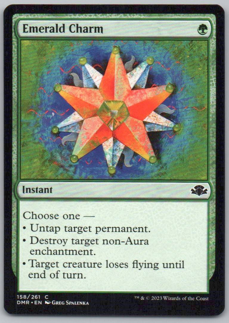 Emerald Charm 158 Normal Instant Card - Dominaria Remastered