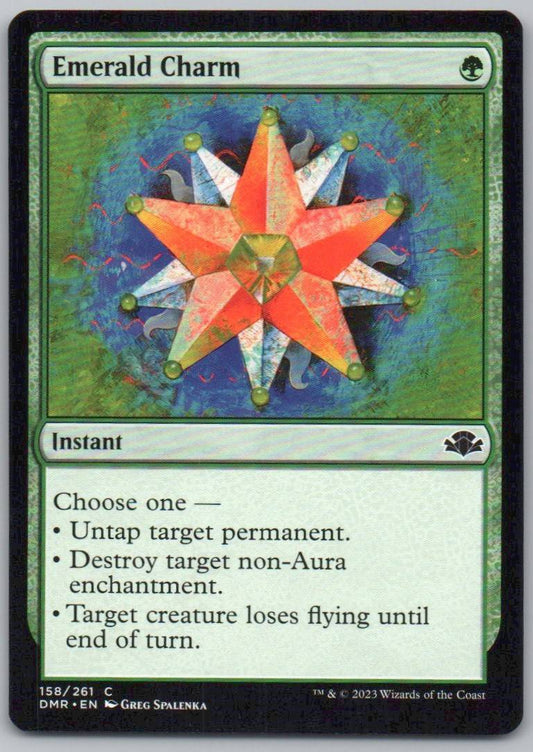 Emerald Charm 158 Normal Instant Card - Dominaria Remastered