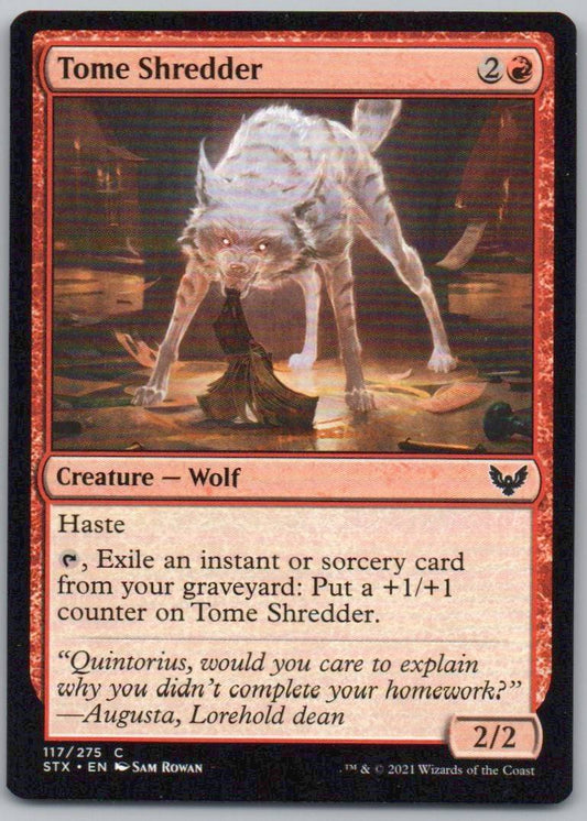 Tome Shredder 117 Normal Creature Card - Strixhaven: School of Mages