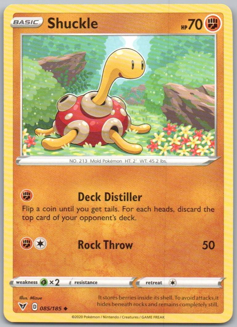 Shuckle 085 Normal Fighting Card - Vivid Voltage