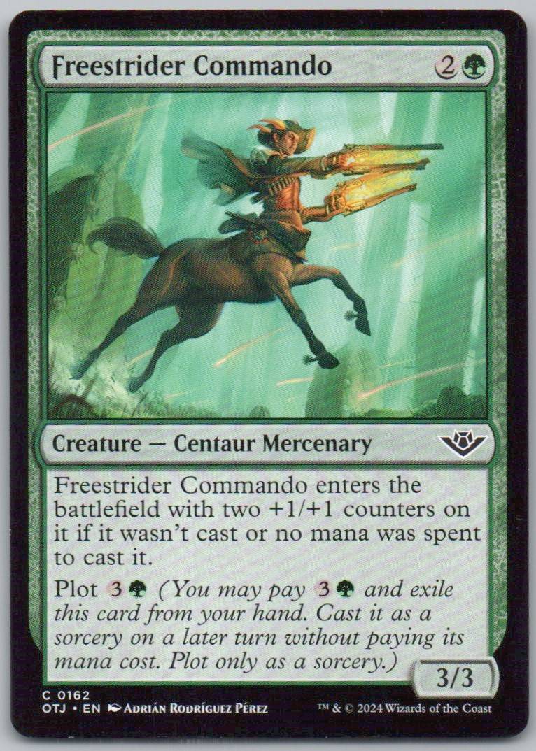 Freestrider Commando 162 Normal Creature Card - Outlaws of Thunder Junction