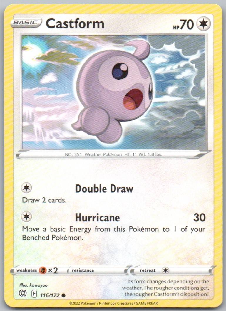 Castform 116 Normal Colorless Card - Brilliant Stars