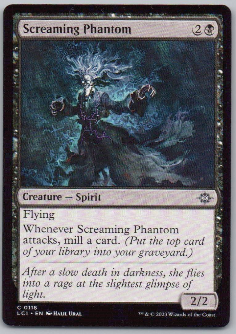 Screaming Phantom 118 0 Creature Card - The Lost Caverns of Ixalan