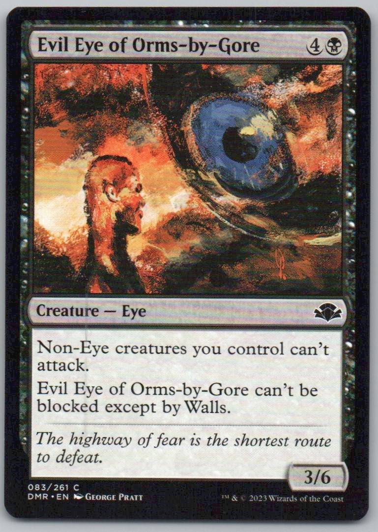 Evil Eye of Orms-by-Gore 83 Normal Creature Card - Dominaria Remastered