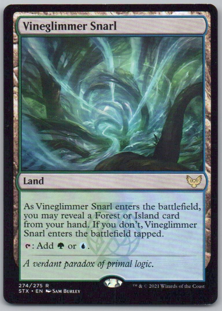 Vineglimmer Snarl 274 Normal Land Card - Promo Pack: Strixhaven