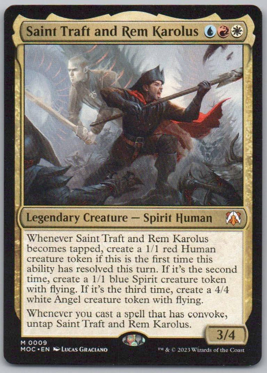 Saint Traft and Rem Karolus 9 Normal Legendary Card - March of the Machine