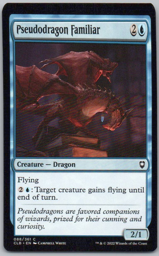 Pseudodragon Familiar 88 Normal Creature Card - Commander Legends: Battle for Baldur's Gate