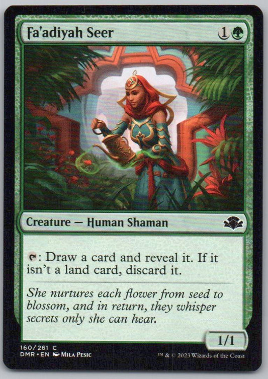 Fa'adiyah Seer 160 Normal Creature Card - Dominaria Remastered