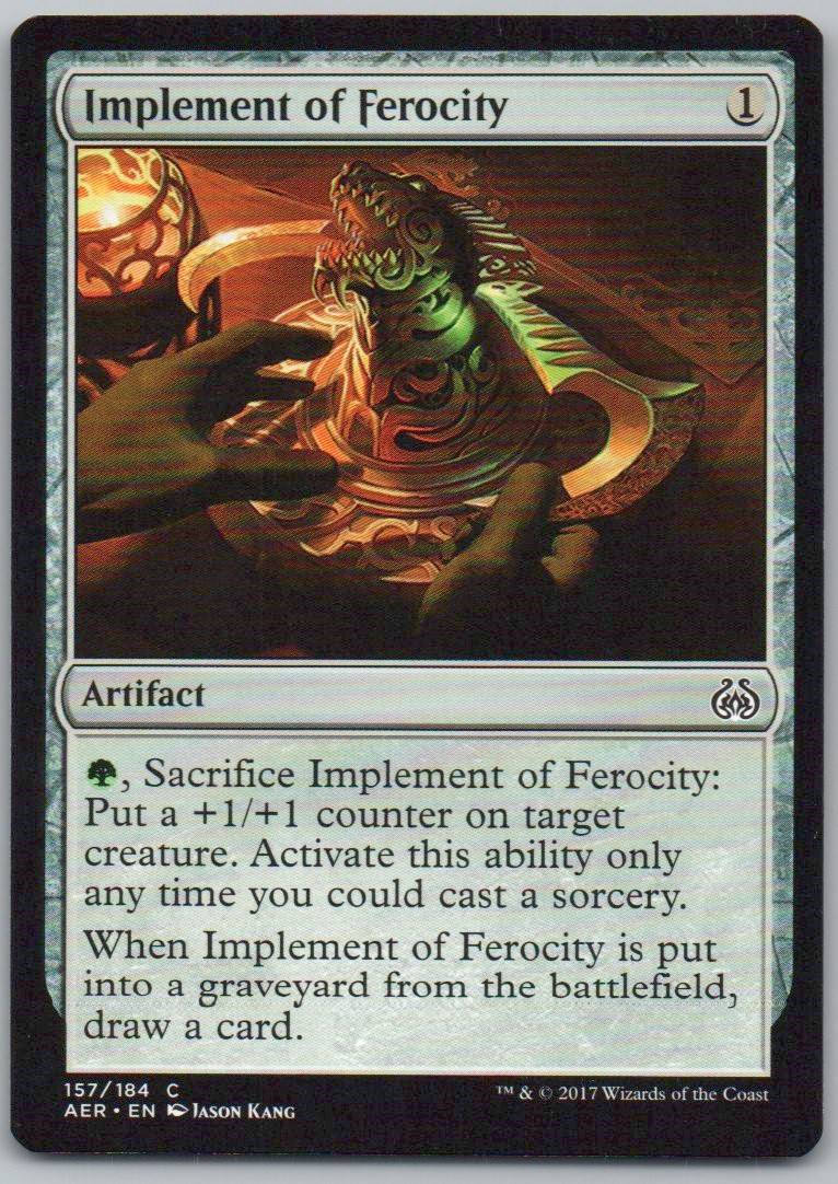 Implement of Ferocity 157 Normal Artifact Card - Aether Revolt