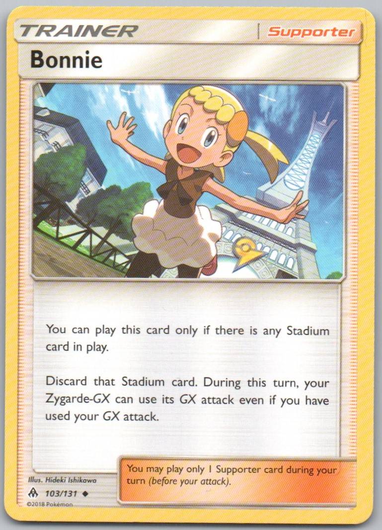 Bonnie 103 Normal Trainner Card - Forbidden Light