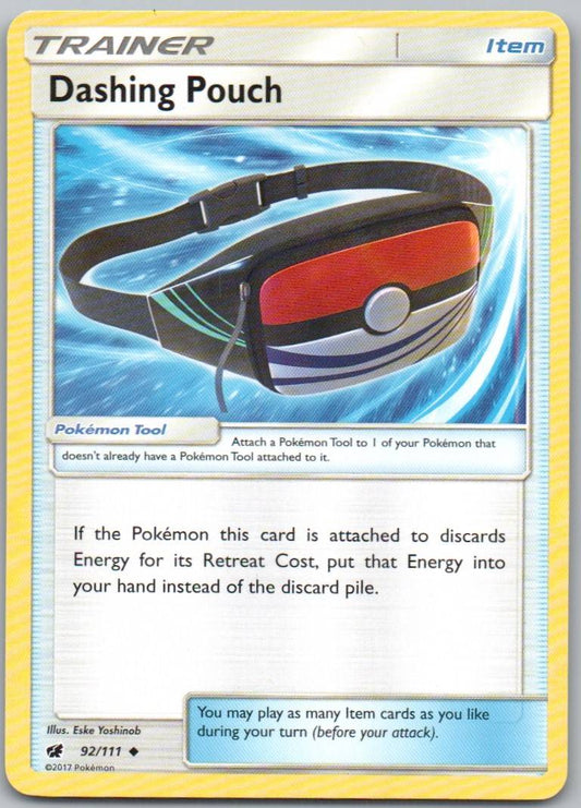 Dashing Pouch 92 Normal Trainer Card - Crimson Invasion