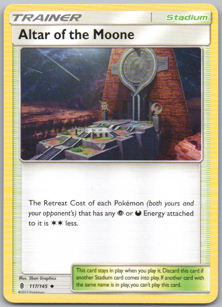 Altar of the Moone 11 Normal Trainer Card - Guardians Rising