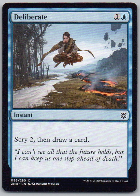 Deliberate 56 Normal Instant Card - Zendikar Rising