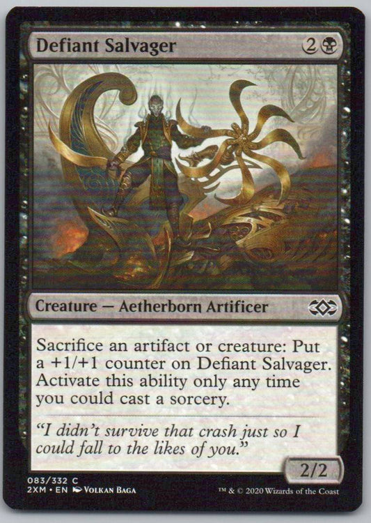 Defiant Salvager 83 Normal Creature Card - Double Masters