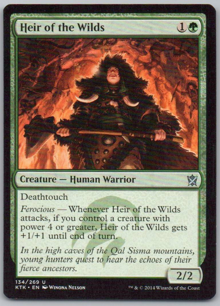 Heir of the Wilds 134 Normal Creature Card - Khans of Tarkir