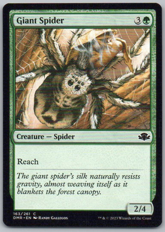 Giant Spider 163 Normal Creature Card - Dominaria Remastered