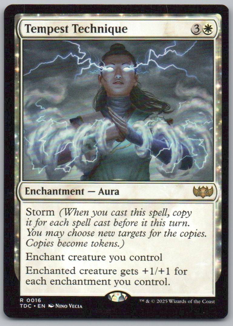 Tempest Technique 16 Normal Enchantment Card - Commander: Tarkir: Dragonstorm