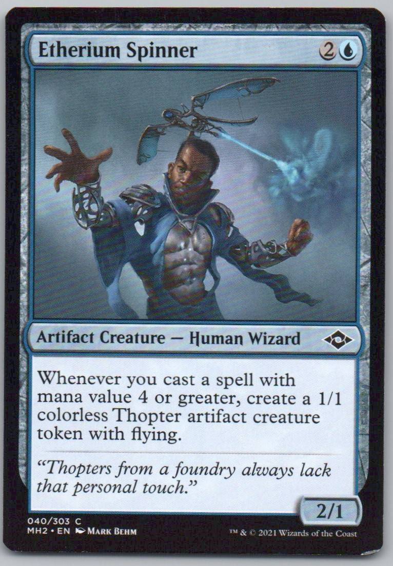 Etherium Spinner 40 0 Artifact Card - Modern Horizons 2