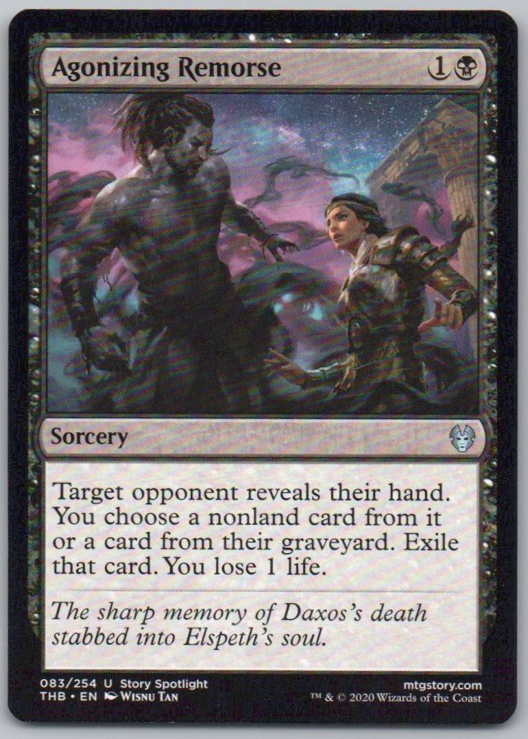 Agonizing Remorse 83 Normal Sorcery Card - Theros Beyond Death