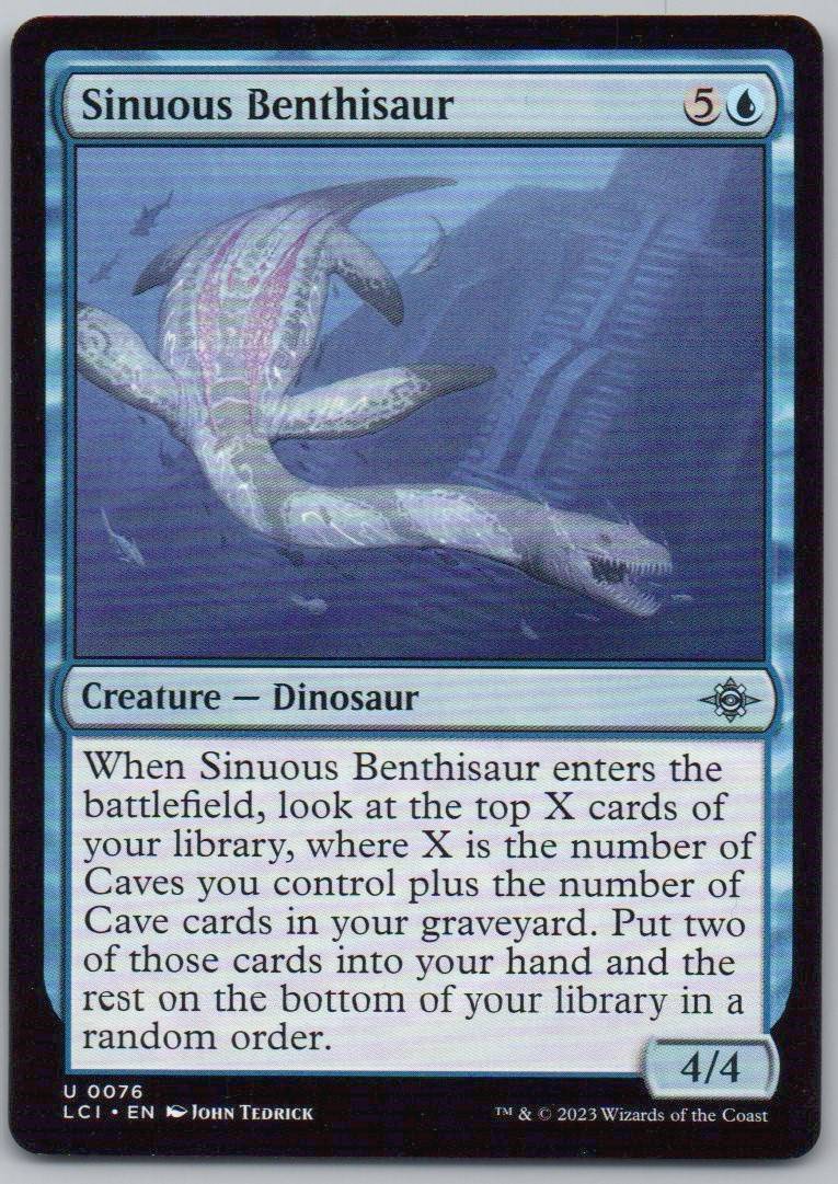 Sinuous Benthisaur 76 0 Creature Card - The Lost Caverns of Ixalan