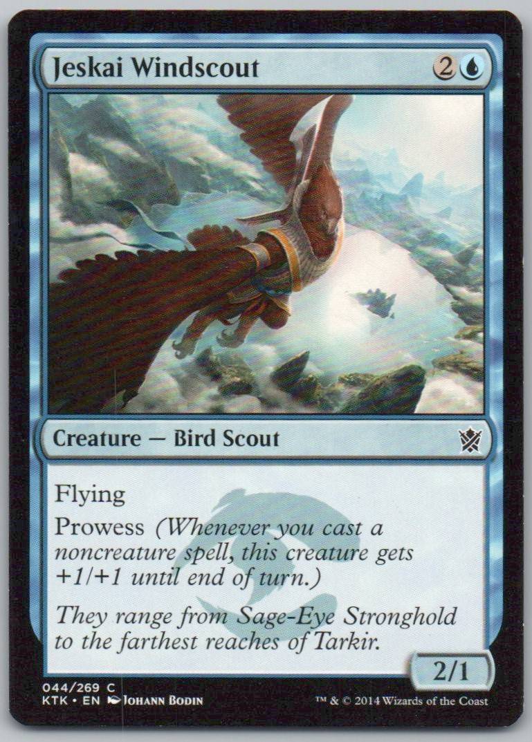Jeskai Windscout 44 Normal Creature Card - Khans of Tarkir
