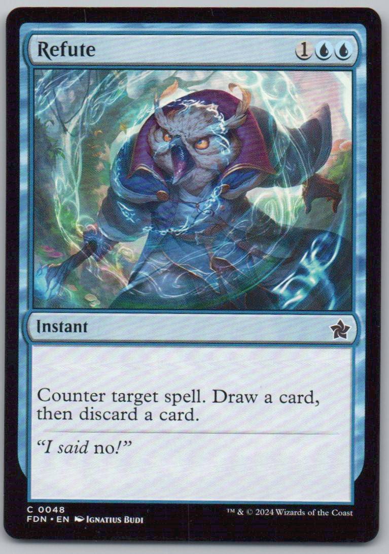Refute 48 Normal Instant Card - Foundations