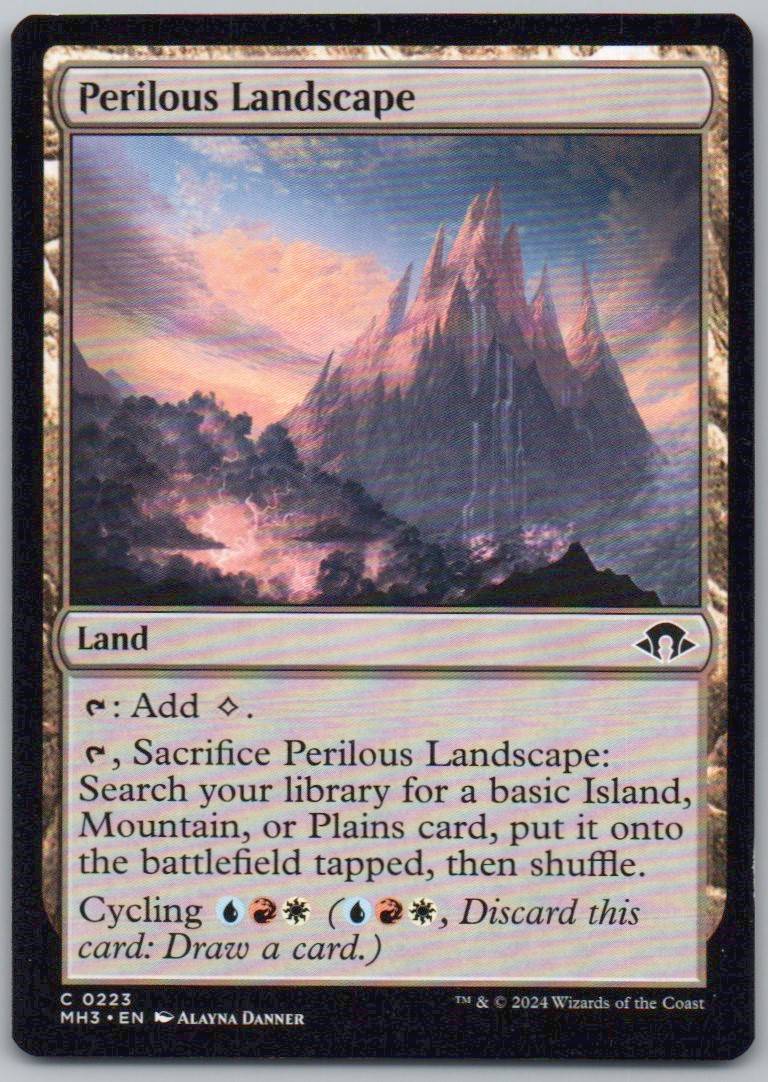 Perilous Landscape 223 0 Land Card - Modern Horizons 3