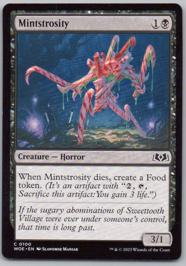 Mintstrosity 100 Normal Creature Card - Wilds of Eldraine