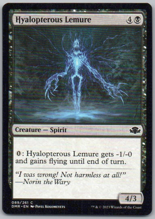 Hyalopterous Lemure 89 Normal Creature Card - Dominaria Remastered