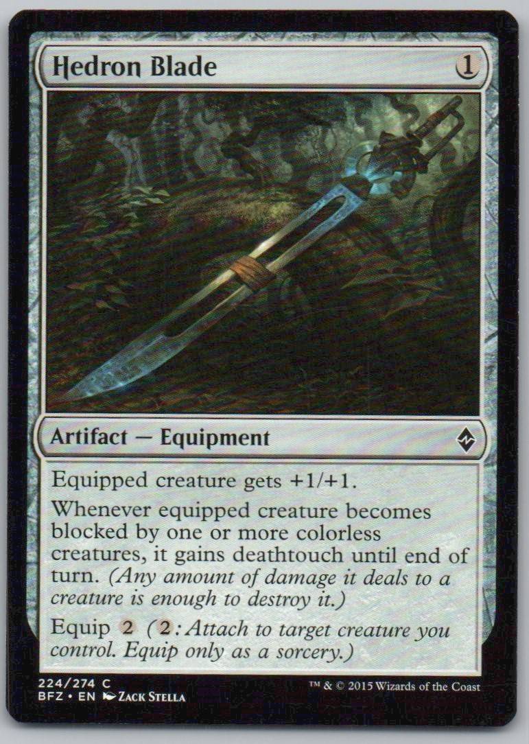 Hedron Blade 224 Normal Artifact Card - Battle for Zendikar