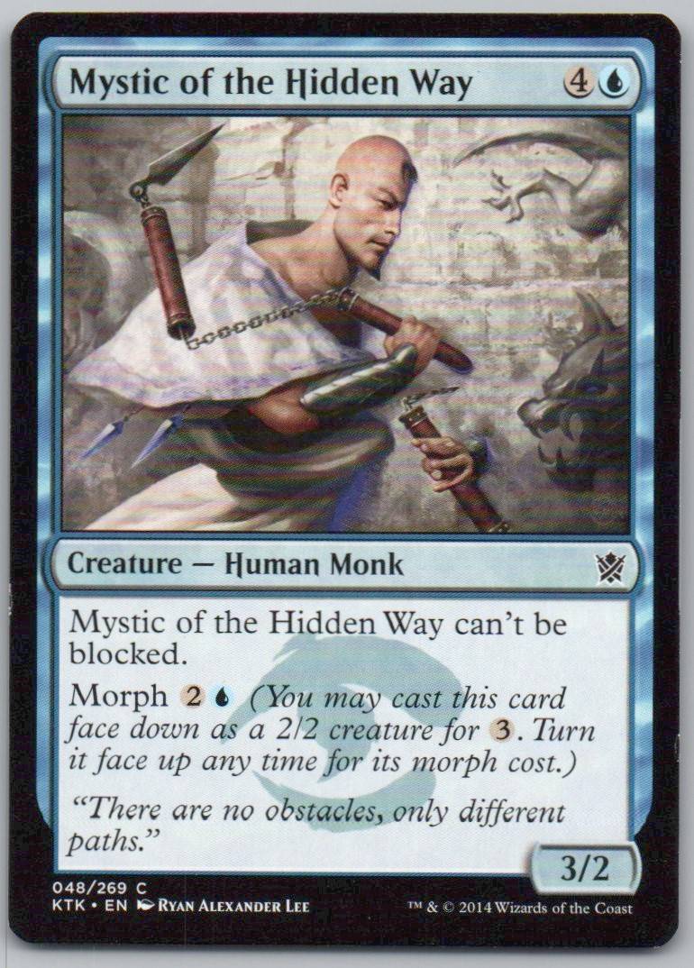 Mystic of the Hidden Way 48 Normal Creature Card - Khans of Tarkir