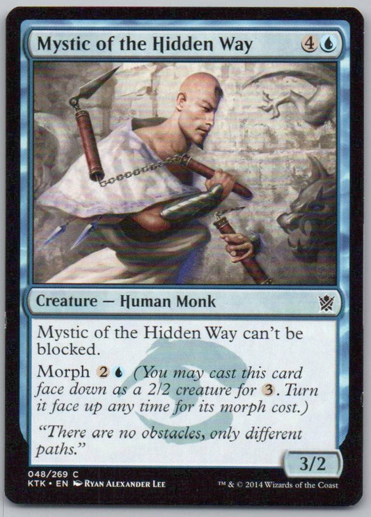 Mystic of the Hidden Way 48 Normal Creature Card - Khans of Tarkir
