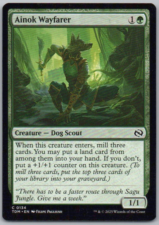 Ainok Wayfarer 134 Normal Creature Card - Tarkir: Dragonstorm