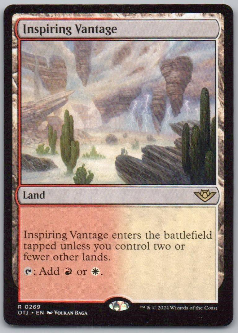 Inspiring Vantage 269 Normal Land Card - Outlaws of Thunder Junction