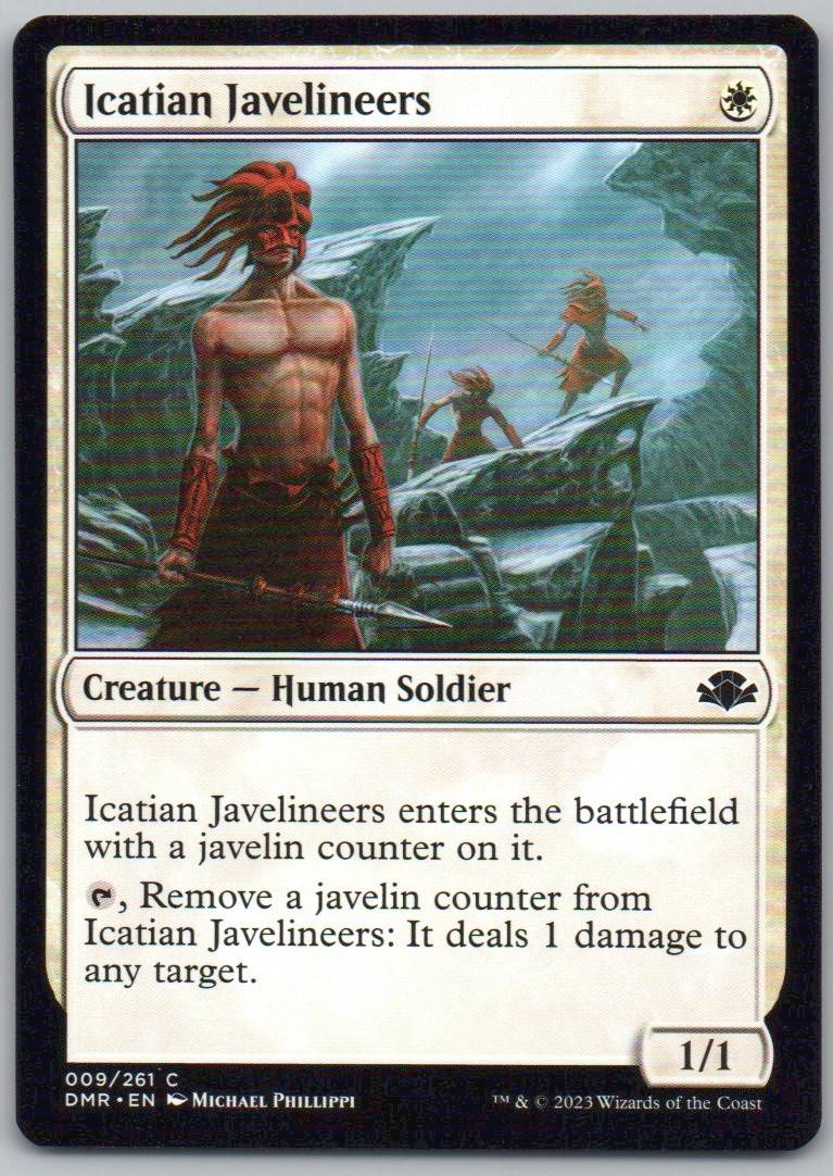 Icatian Javelineers 9 Normal Creature Card - Dominaria Remastered