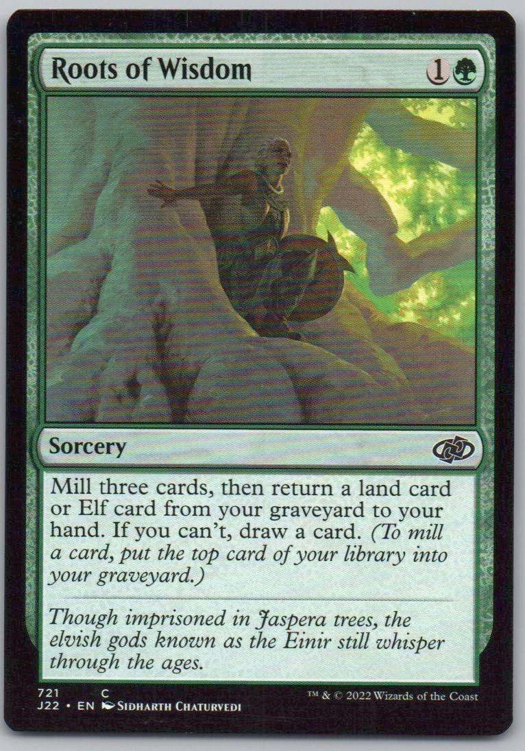 Roots of Wisdom 721 0 Sorcery Card - Jumpstart 2022