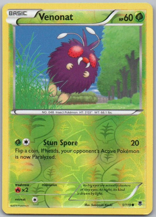 Venonat 001 Normal Grass Card - Phantom Forces