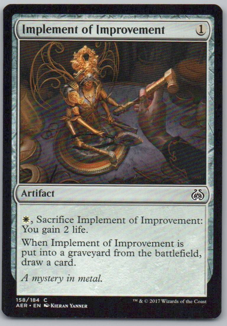 Implement of Improvement 158 Normal Artifact Card - Aether Revolt