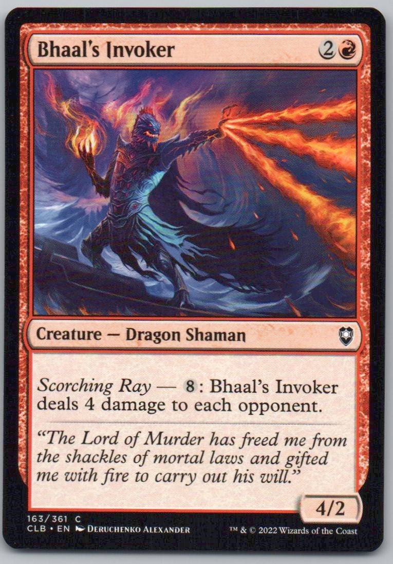 Bhaal's Invoker 163 Normal Creature Card - Commander Legends: Battle for Baldur's Gate