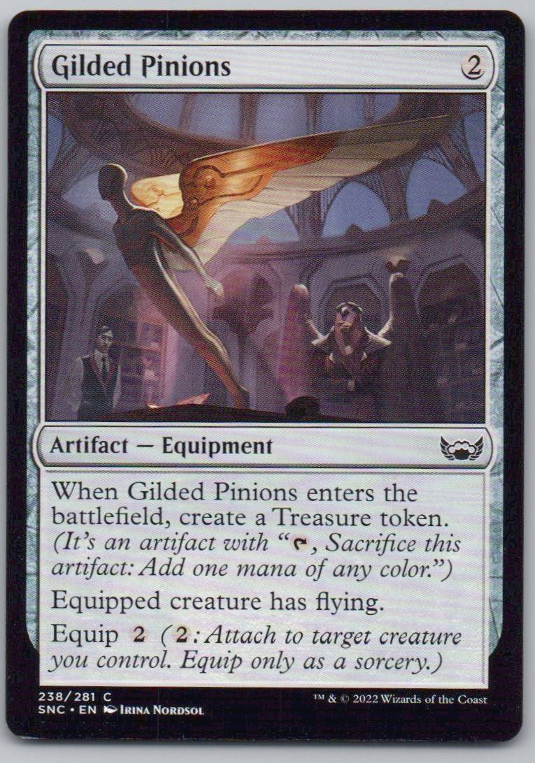 Gilded Pinions 238 Normal Artifact Card - Streets of New Capenna