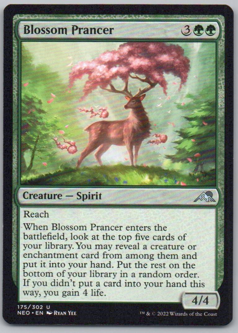 Blossom Prancer 175/302 Normal Creature Card - Kamigawa: Neon Dynasty
