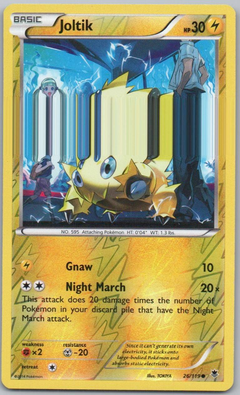 Joltik 026 Normal Lightning Card - Phantom Forces