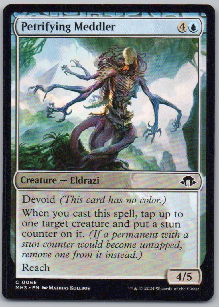 Petrifying Meddler 66 0 Creature Card - Modern Horizons 3