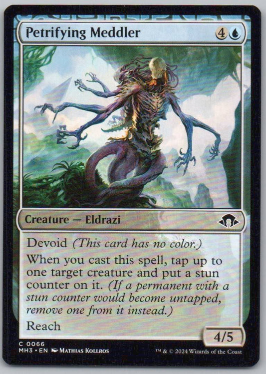 Petrifying Meddler 66 0 Creature Card - Modern Horizons 3
