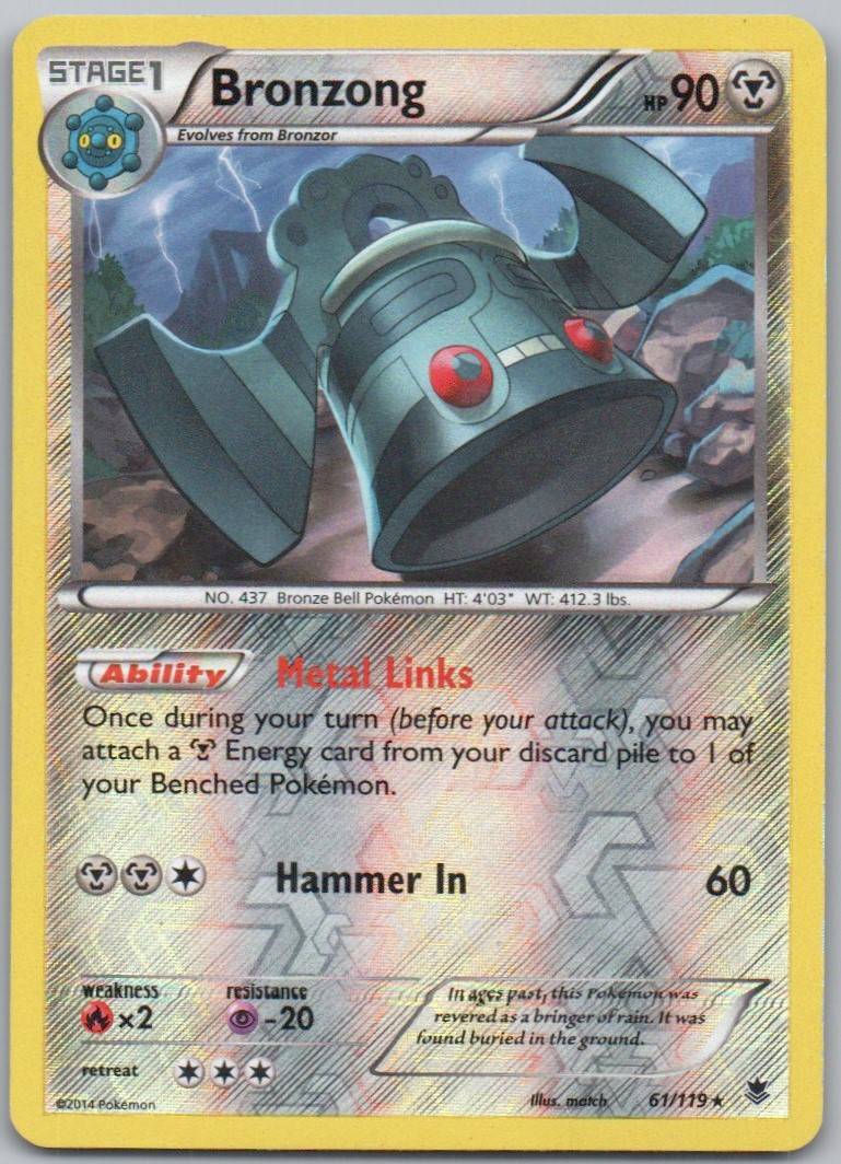 Bronzong 061 Normal Metal Card - Phantom Forces