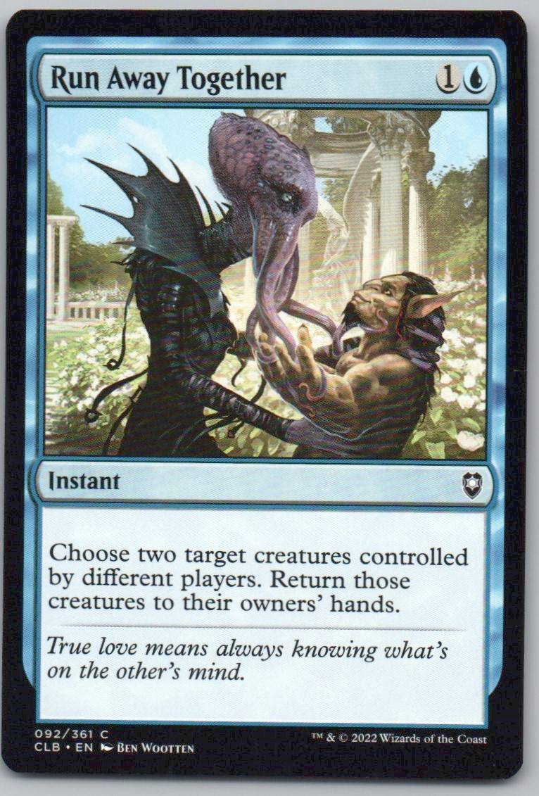 Run Away Together 92 Normal Instant Card - Commander Legends: Battle for Baldur's Gate