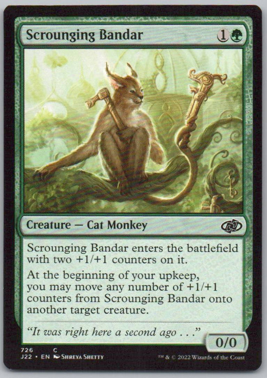 Scrounging Bandar 726 0 Creature Card - Jumpstart 2022