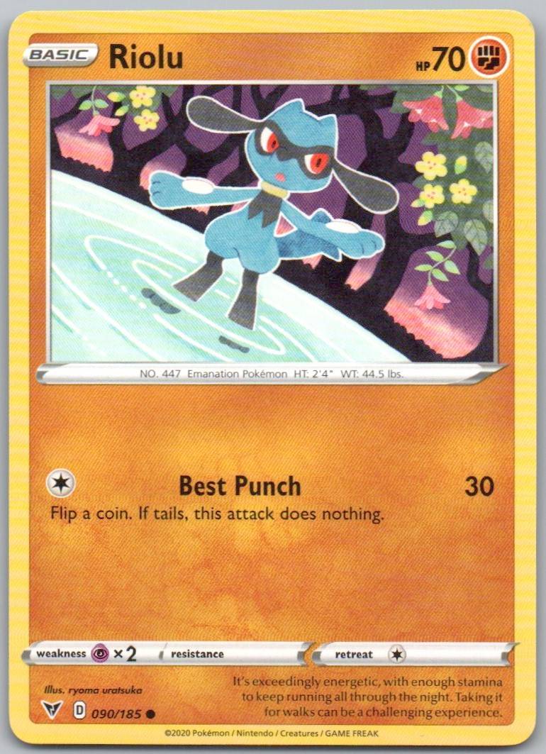 Riolu 090 Normal Fighting Card - Vivid Voltage