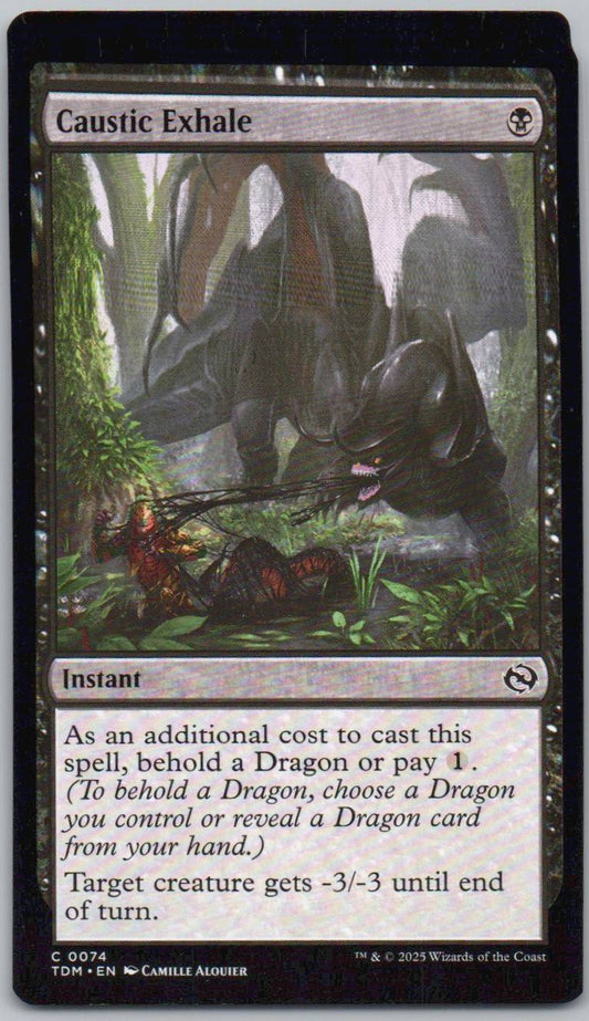 Caustic Exhale 74 Normal Instant Card - Tarkir: Dragonstorm