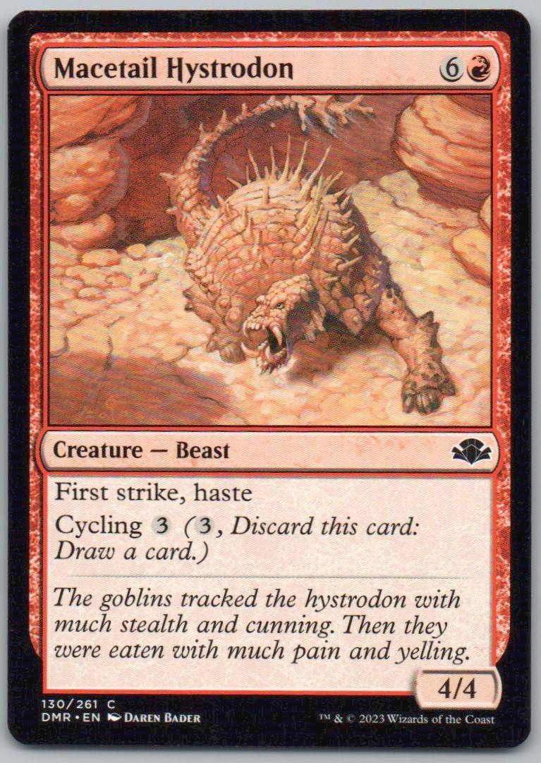 Macetail Hystrodon 130 Normal Creature Card - Dominaria Remastered